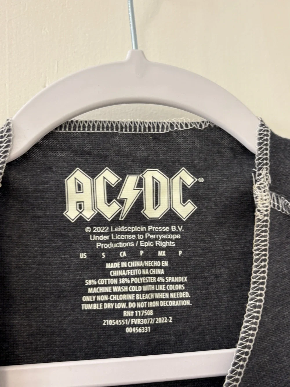 AC/DC Short Sleeve Band Tee